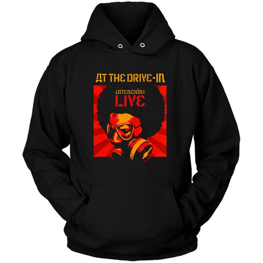 Jaket Hoodie Wanita/Pria Kualitas Amerika At The Drive In Live