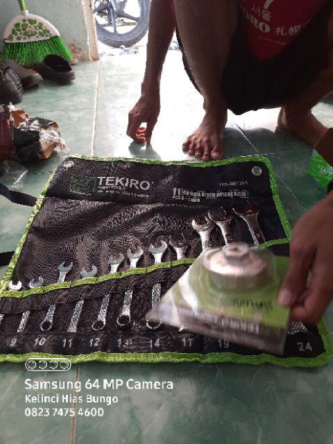 Kunci Ring Pas 11pc 8mm-24mm Tekiro