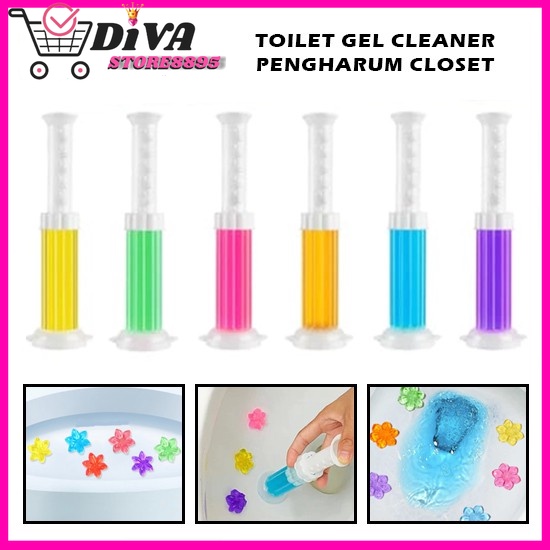 TOILET Cleaning GEL Pembersih Kloset Closet CLEANER Tempel Pengharum Pewangi WC Anti Bau Soap Sabun TOILET