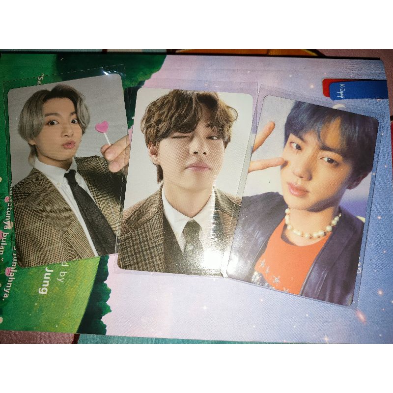 photocard bts jin persona  tae jk festa day 9