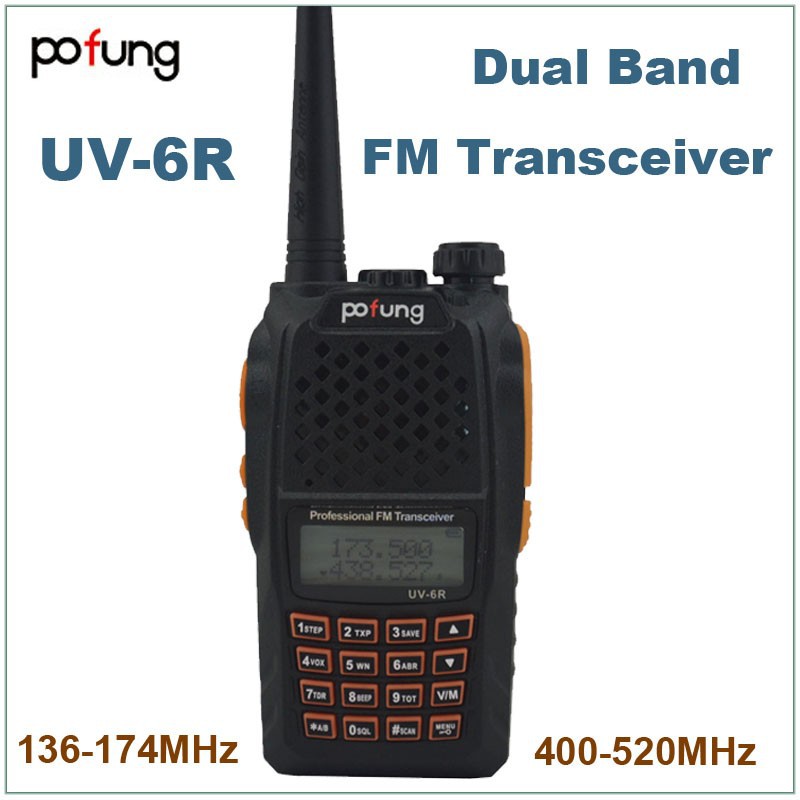 HT WALKIE TALKIE NEW HANDY TALKIE POFUNG UV-6R ORIGINAL UPGRADE DARI pofung uv-5R