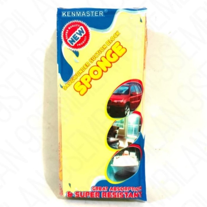 Kenmaster Busa Spon PVA Sponge Bahan Chamois Kanebo Daya Serap Tinggi