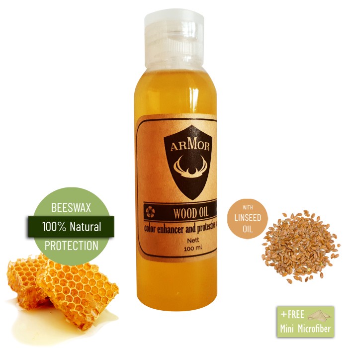 

Mudah Armor Wood Oil Refills Beeswax & Linseed Oil Nett 100 Ml Terbatas