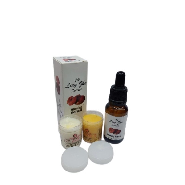 PAKET CREAM LING ZHI 3IN1 // CREAM LING ZHI SIANG & MALAM + SERUM LING ZHI