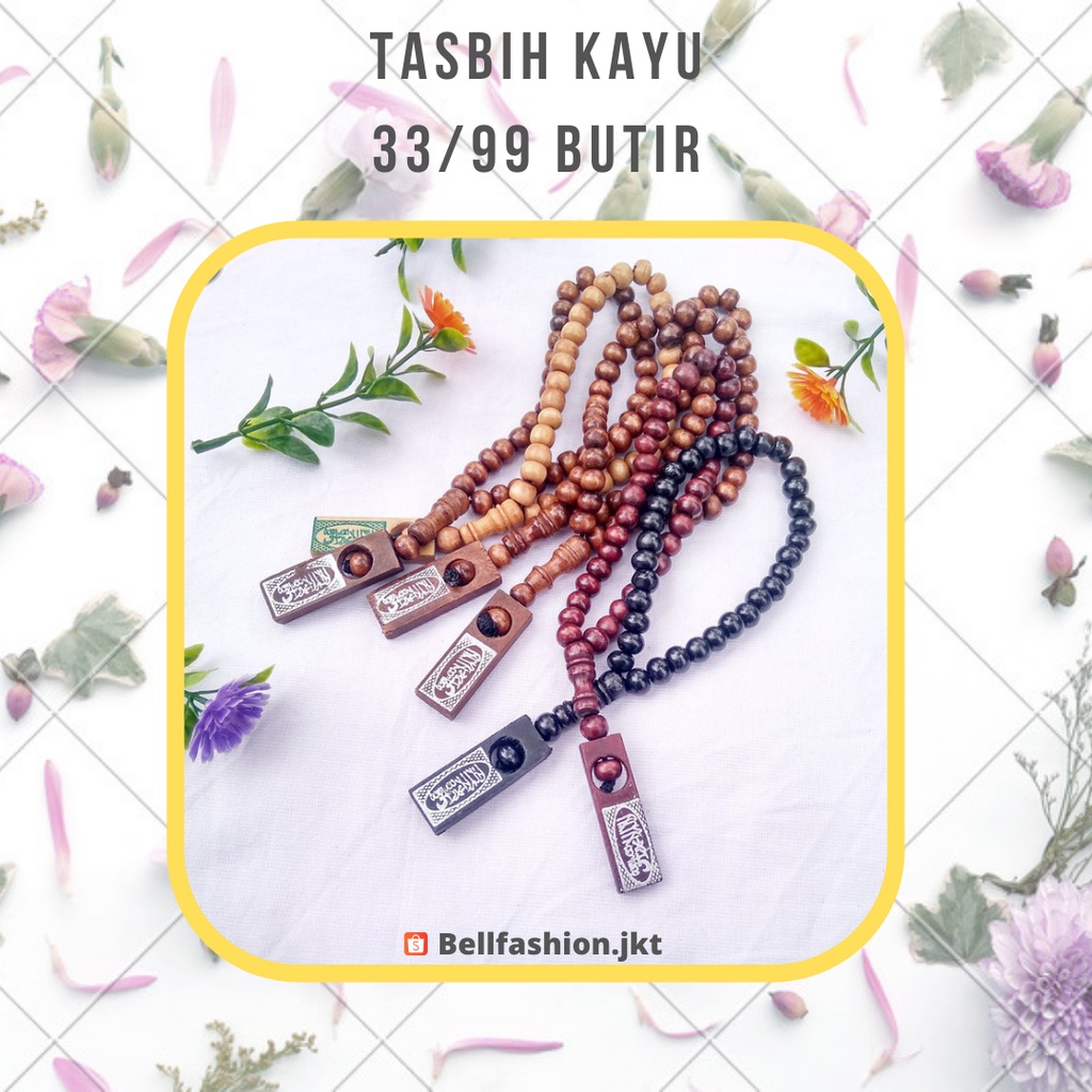 Tasbih Kayu 33/99 Butir