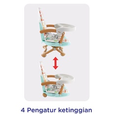 BabySafe Booster Seat EN16120 Kursi Makan Bayi Atau Anak Bisa Dilipat &amp; Praktis