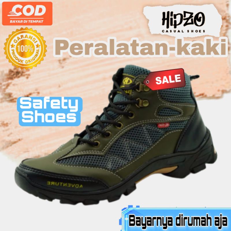 SEPATU GUNUNG PRIA PREMIUM HIPZO M-032 / Sepatu hiking / sepatu pendaki