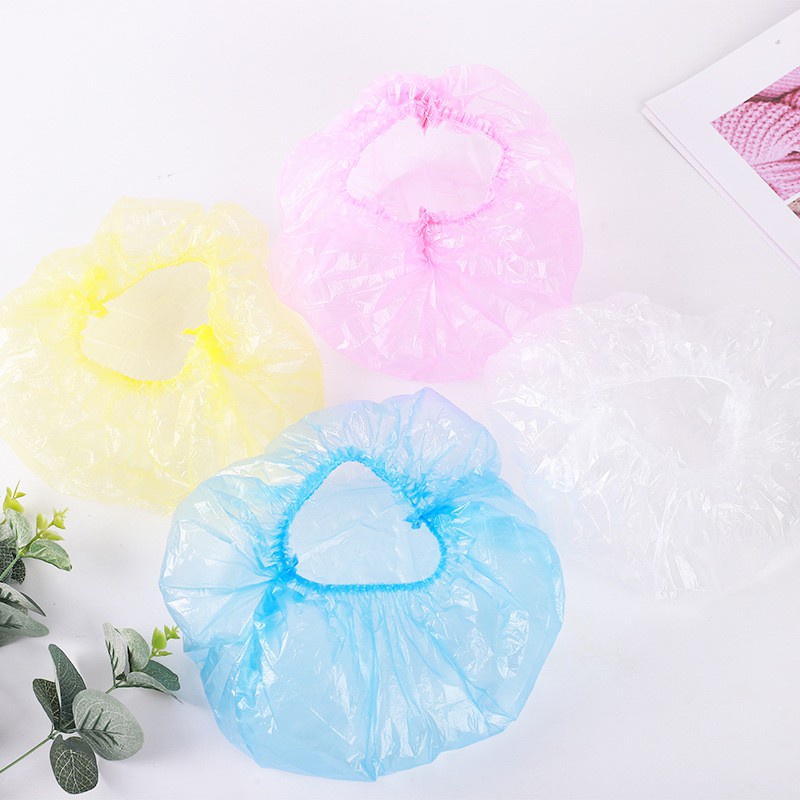 SHOWER CAP PLASTIK / PENUTUP KEPALA PLASTIK MANDI / PENTUP KEPALA/PENUTUP KEPALA