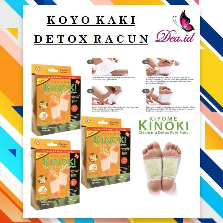 [DEASHOP] KOYO KAKI DETOX ASLI ORIGINAL - KOYO KAKI EMAS DETOX RACUN - 1 BOX ISI 10 SACHET