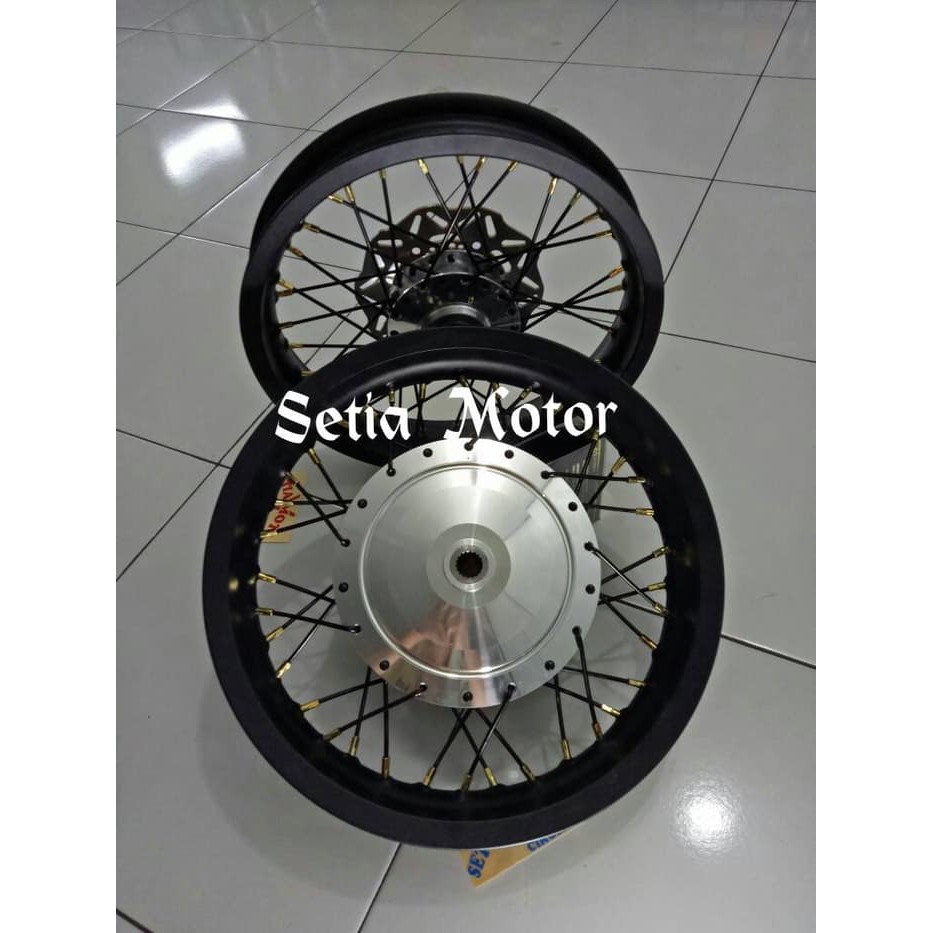 Velg 14 Lebar 215X250 Vario - Vario125 - 150 - Beat Paket Set Tromol Velg - Variasi Motor