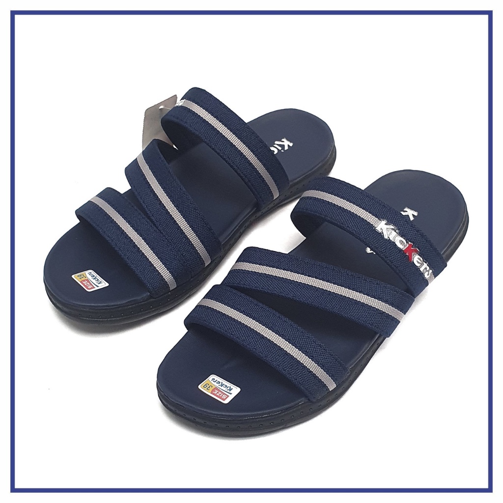 Kickers Sandal Pria Navy - STK SL