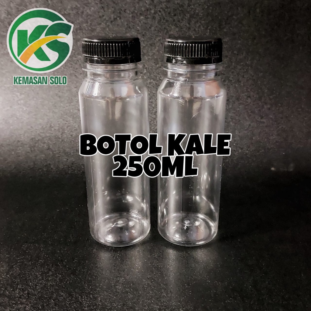BOTOL PLASTIK KALE BULAT / BOTOL JUS 250 ML