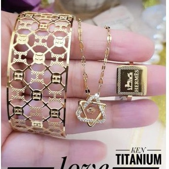 TiTanium set perhiasan wanita QA52