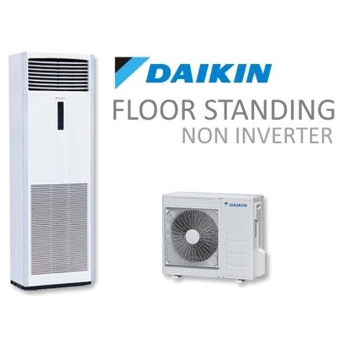 AC DAIKIN FLOOR STANDING 3PK 3 PK INVERTER (1 Phase) wired