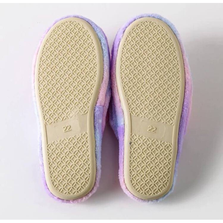 SANDAL RUMAH UNICORN KUDA PONY SEPATU RUMAH ANAK RAINBOW