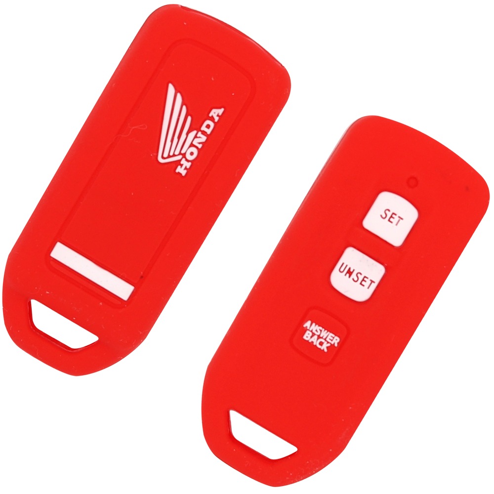 Silicone Remote 3 Tombol Kunci Kasus Untuk Honda Scoopy Vario PCX Monyet 125 Motor Scooter Smart Motor Key Cover