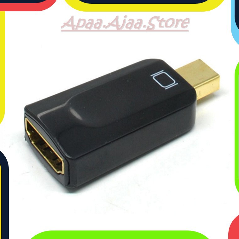 Bayar Ditempat EasyVita Mini Display Port to HDMI Switch Head Adapter - MD112