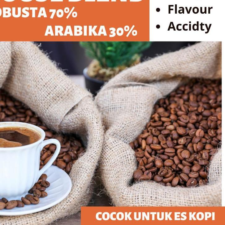 

「PENJUALAN CEPAT」 Kopi House Blend Espresso 1Kg | Robusta70% Arabika30% | Resep Es Kopi Kekinian | NEW | REBORN | Rilis | New event