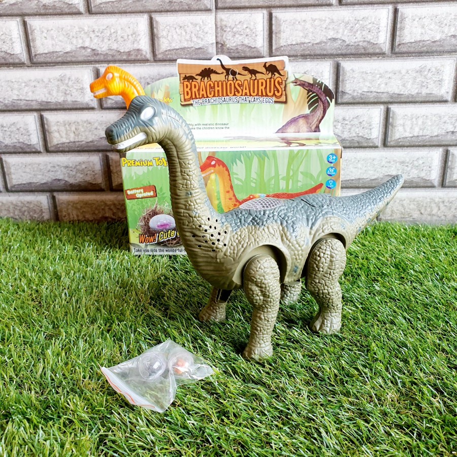 MAINAN DINOSAURUS BISA BERJALAN BERTELUR - MAINAN KADO ANAK