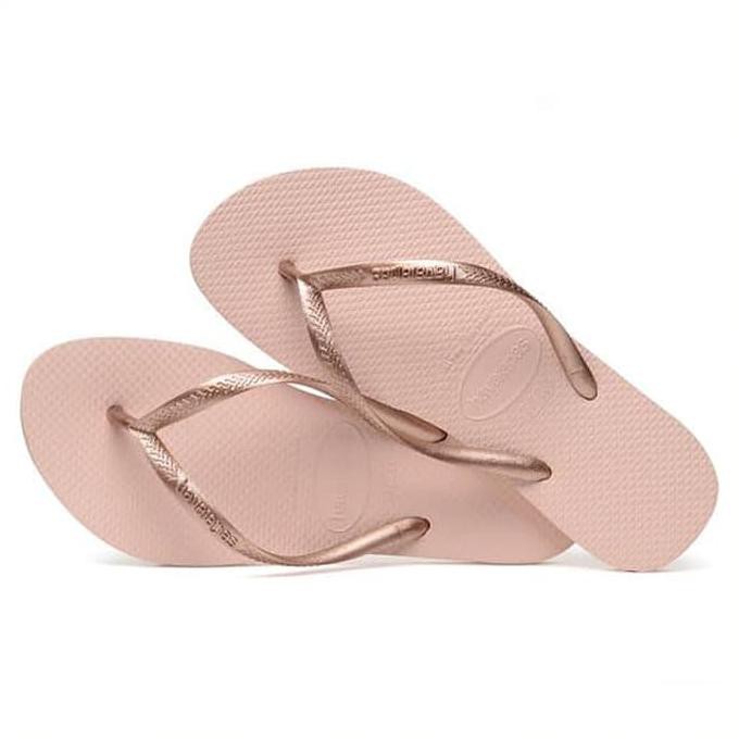 gold havaianas slim