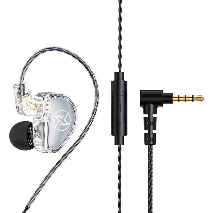 FONGE T05 Pro with Mic Headset Deep Bass Earphone Detachable Cable