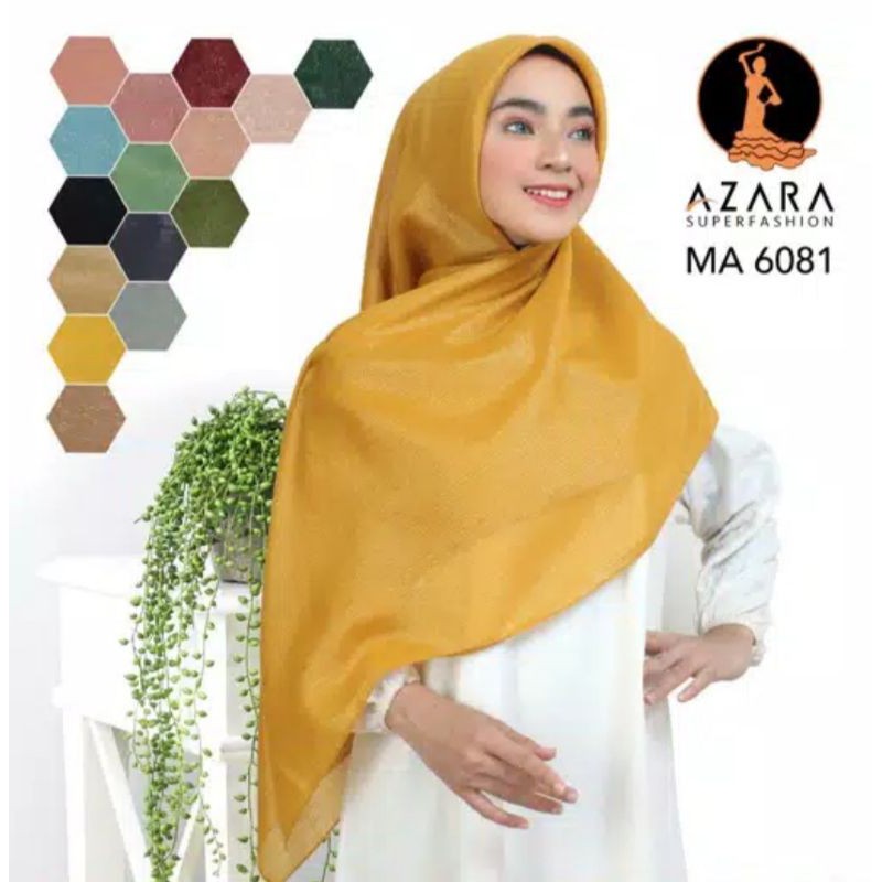 HIJAB SEGIEMPAT SYARI GLOWING SHINAR Azara