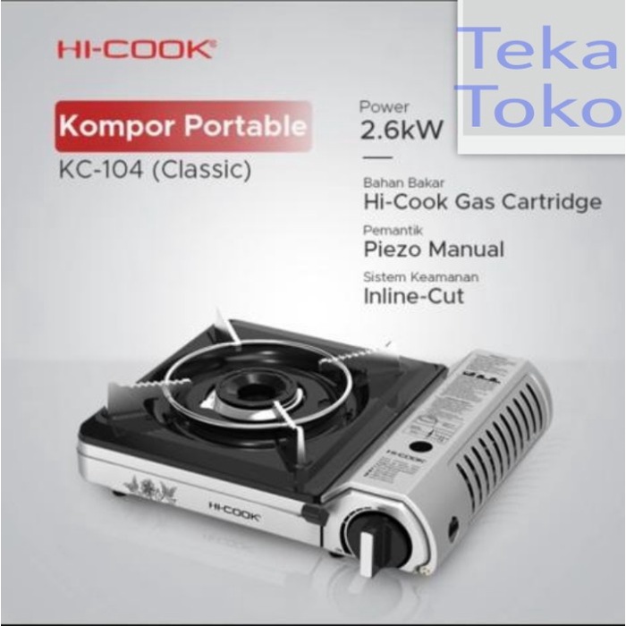 Kompor Gas Portable Hi Cook 104