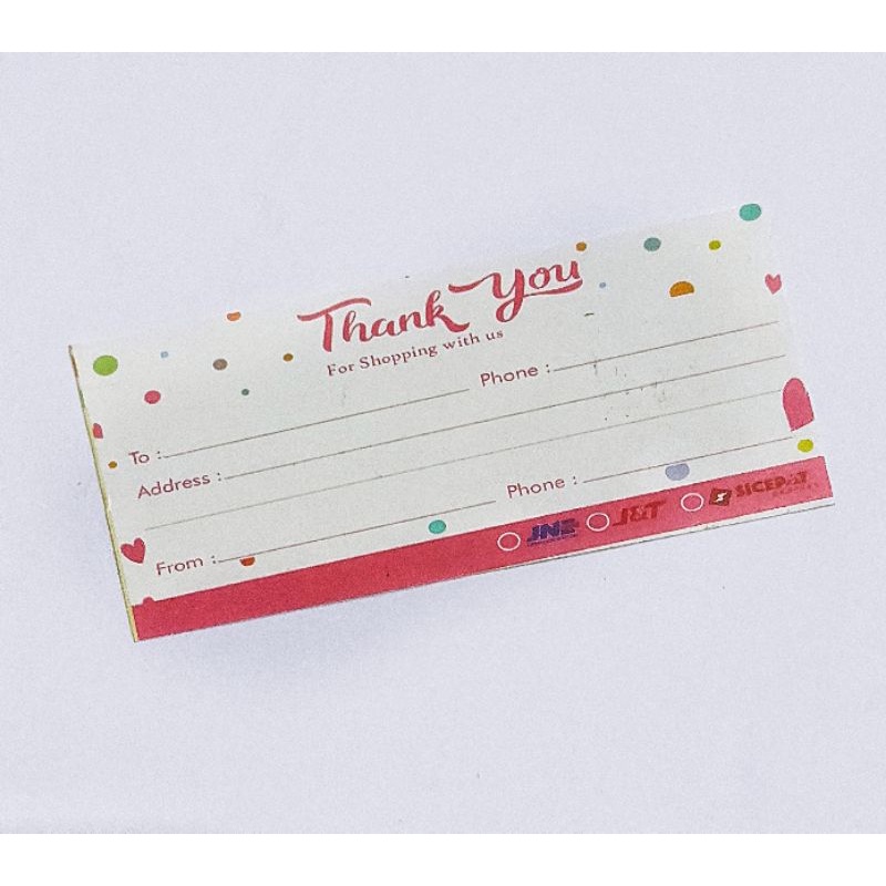 

Stiker Pengiriman Lucu Pink