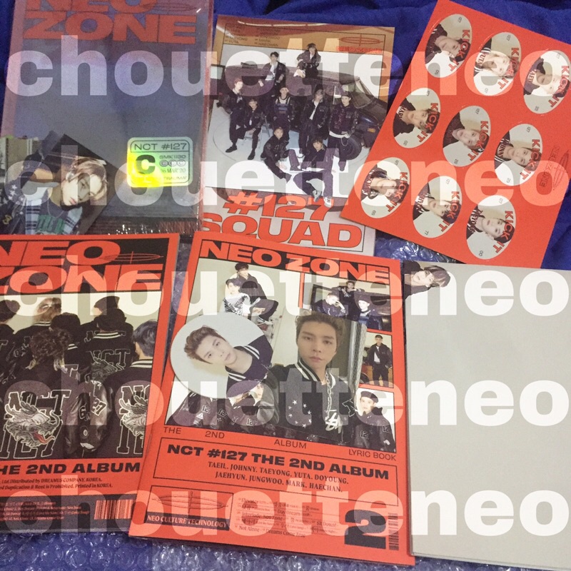 ALBUM ONLY PC & CC JOHNNY NCT 127 NEO ZONE C VER FULLSET