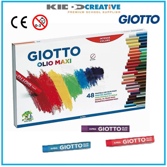 

GIOTTO OLIO JUMBO OIL PASTELS 12, 24, 48 COLOURS