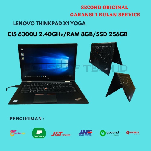 LAPTOP SECOND LENOVO THINKPAD X1 YOGA - CI5 GEN 6 - GARANSI