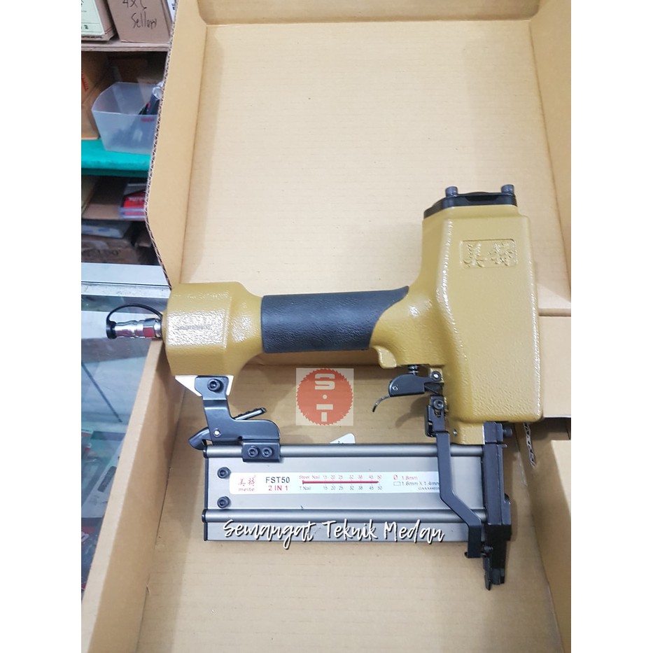 AIR NAILER GUN STAPLES ANGIN PNEUMATIC NAILER MEITE FST50 F50 T50 50mm