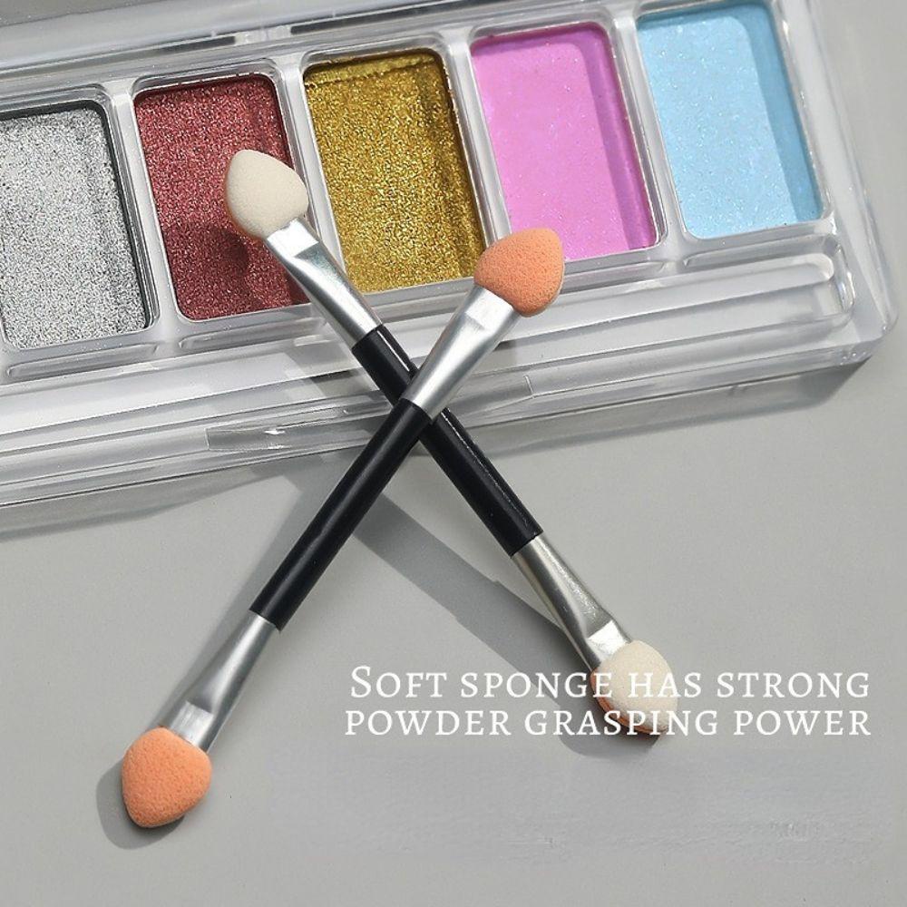 Agustina Double-ended Powder Stick Sekali Pakai Kuku Kecantikan Eyeshadow Nail Art Alat Paku Smudge Stick