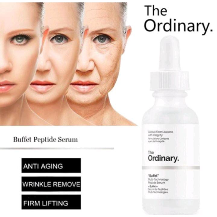 The Ordinary Buffet serum Wajah mengatasi sinyal&quot; Penuaan , Melembabkan Wajah  Mencerahkan Wajah