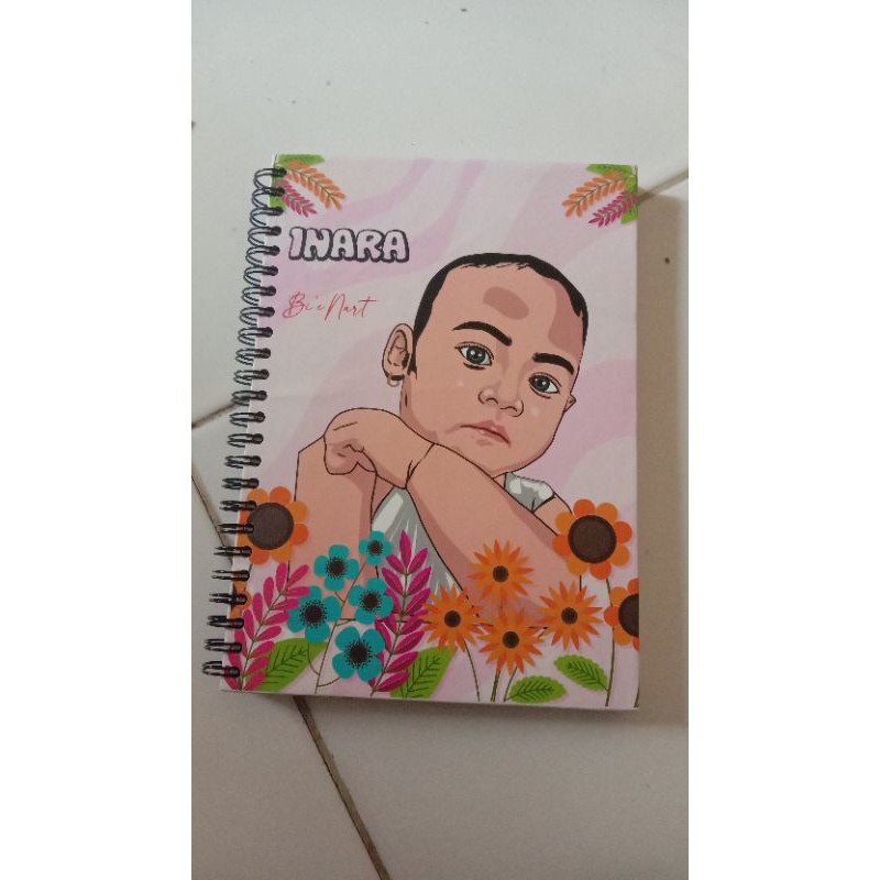 

Note Book A5 Spiral custom Cover Tebal