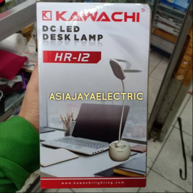 LAMPU BELAJAR SENTUH DESK LAMP DC LED CAS KAWACHI HR-12 12 WATT