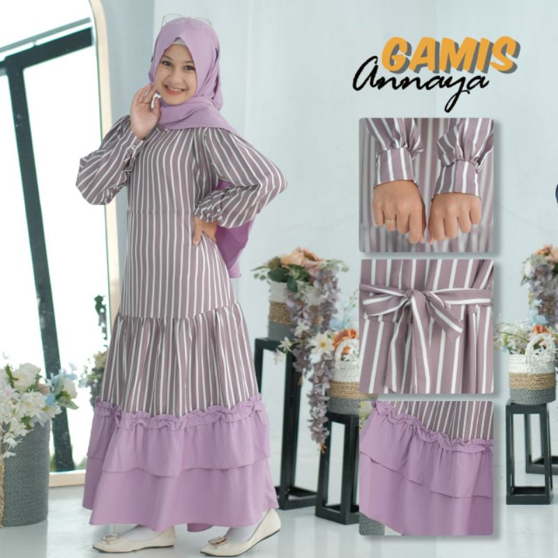 Gamis Annaya By Coolbee / Gamis Remaja 12-20T