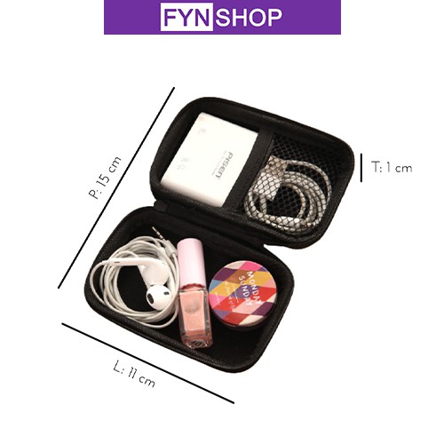 Fynshop ♛ SS23 Kotak Penyimpanan Earphone Tas Penyimpanan Headset Tas Pouch Kecil