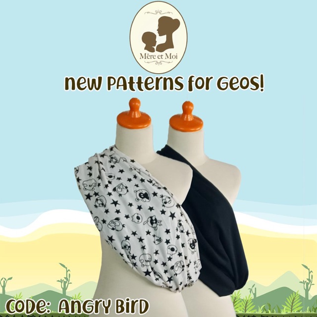 Geos Mere Et Moi Bebe Sling Angry Bird Adjustable