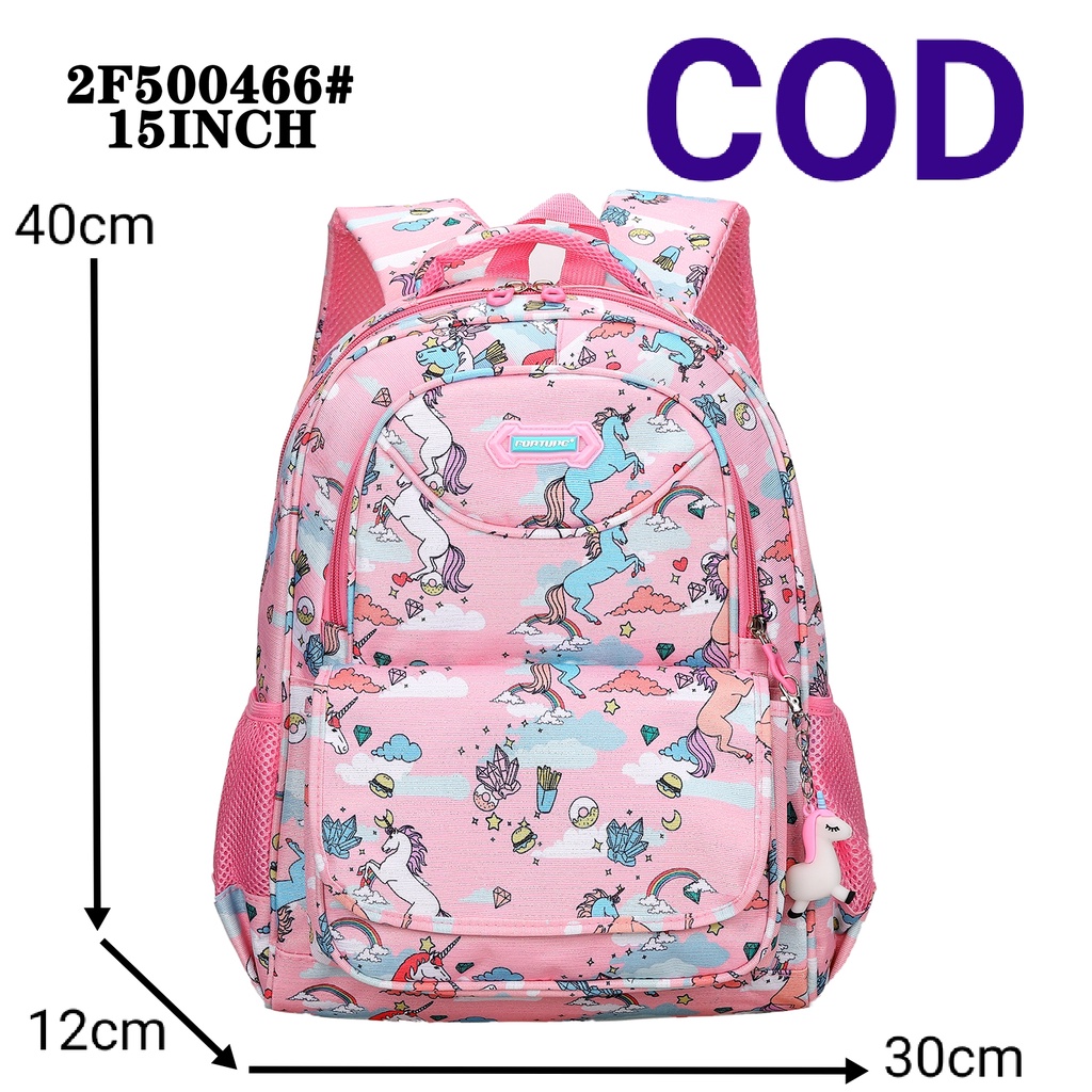 Tas Ransel Anak Sekolah Perempuan Fortune 500466 Raincover