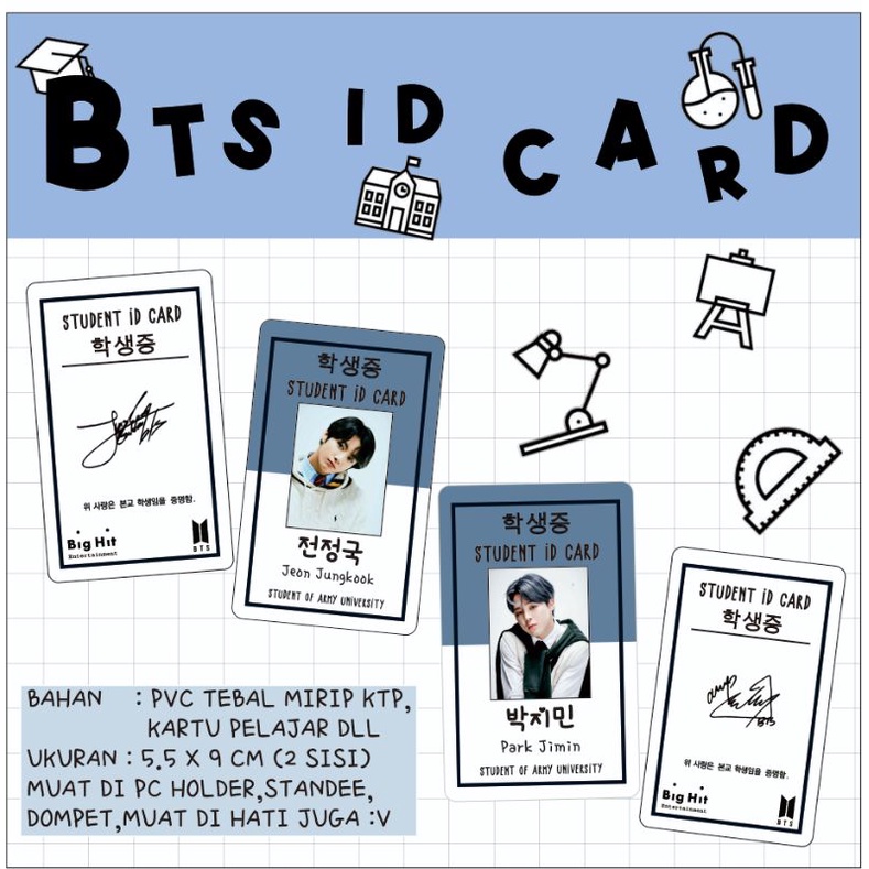 

ID CARD KPOP DUA SISI SIGNATURE BAHAN PVC TEBAL