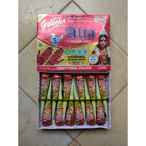 HENNA GOLECHA ASLI BPOM (ECER)-RED ALTA