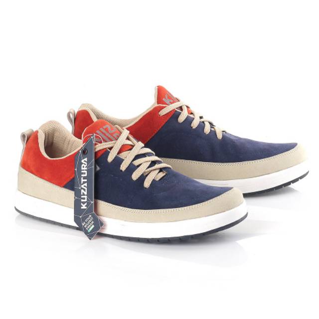 [ORIGINAL] SEPATU SNEAKERS TALI PRIA/SPATU KETS COWOK SANTAI KULIAHAN MODEL TERBARU NAVY 40 41 42 43