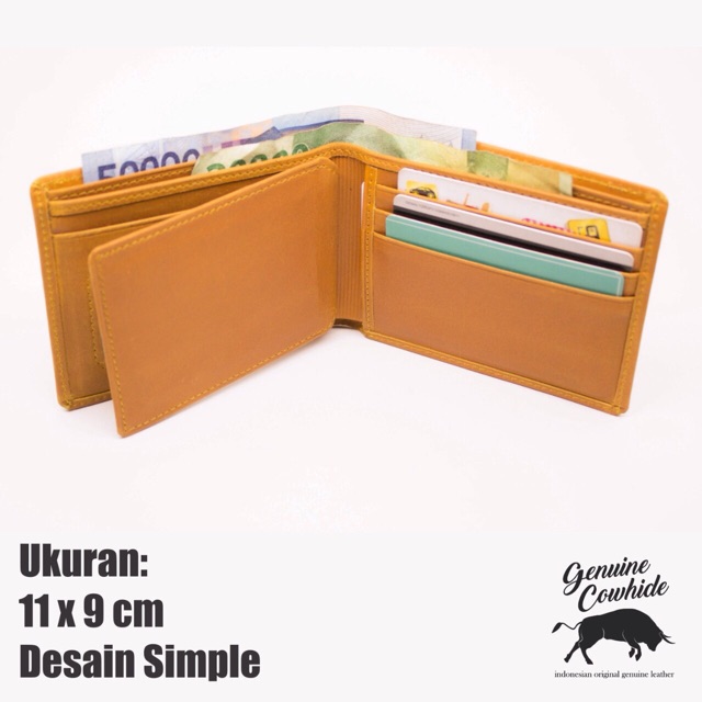 Dompet Pria Kulit Sapi Asli Pull Up Leather Bergaransi 6 Bulan