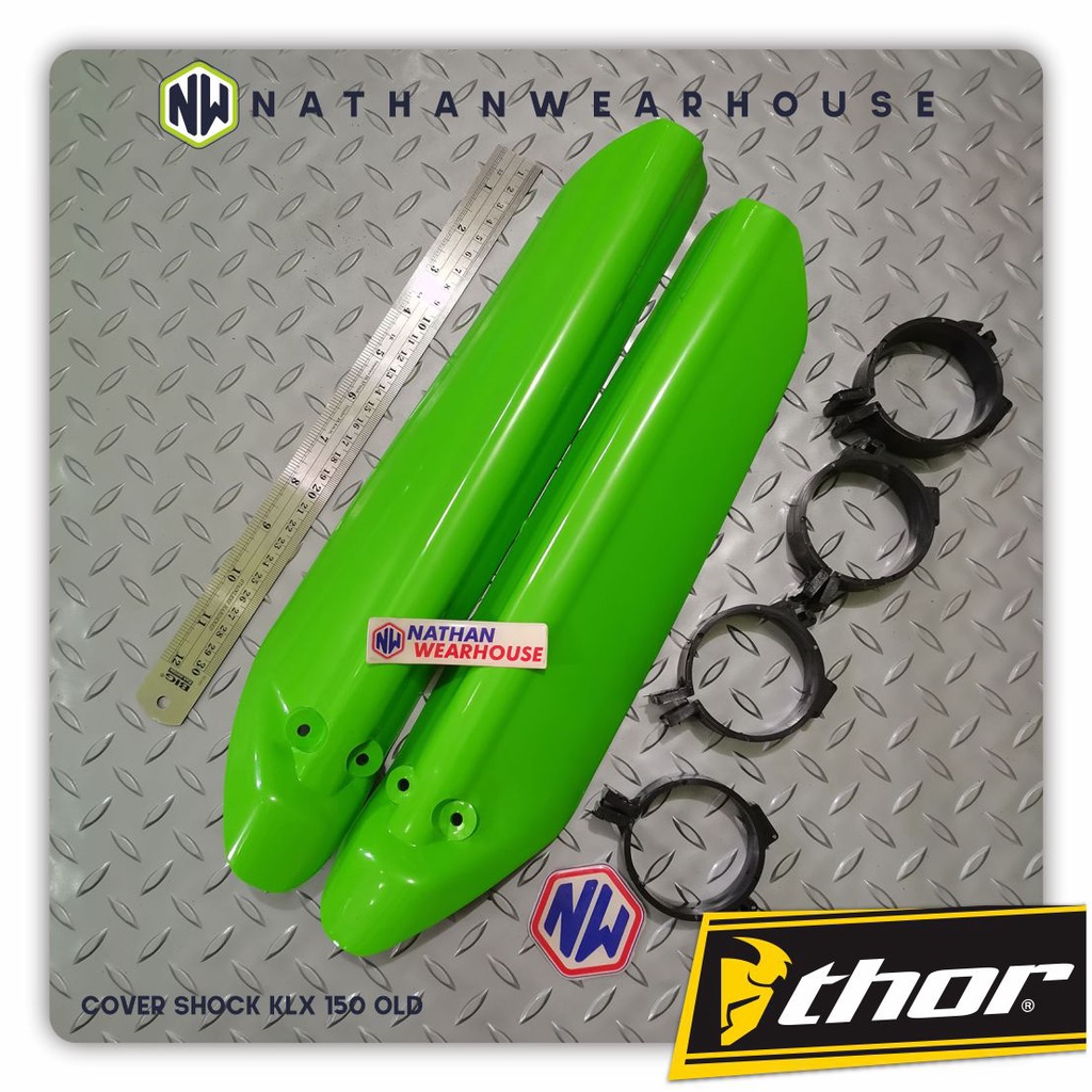 Cover Tutup Shock Depan Tutup Upsidedown Klem Trail Klx 150 old lama thor