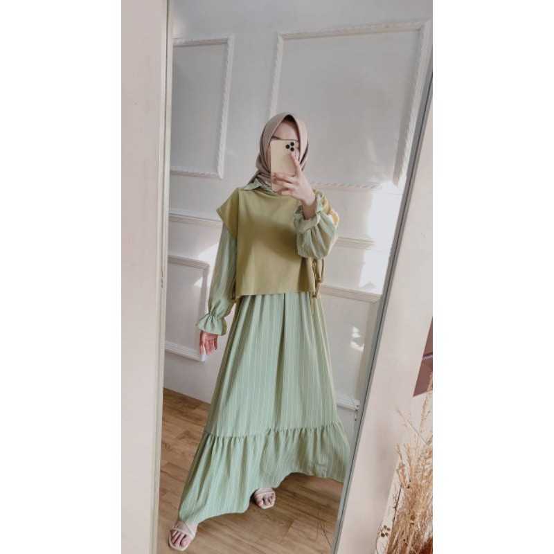 Ezra Stripe Set Maxi