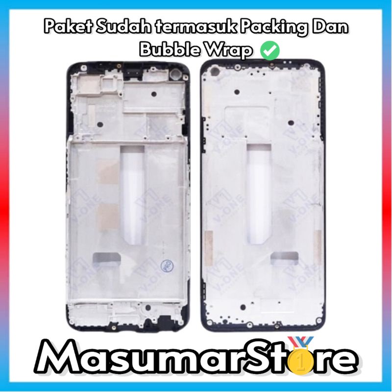 FRONT FRAME LCD - TULANG LCD - TATAKAN LCD OPPO A74 4G CPH2219 ORI .