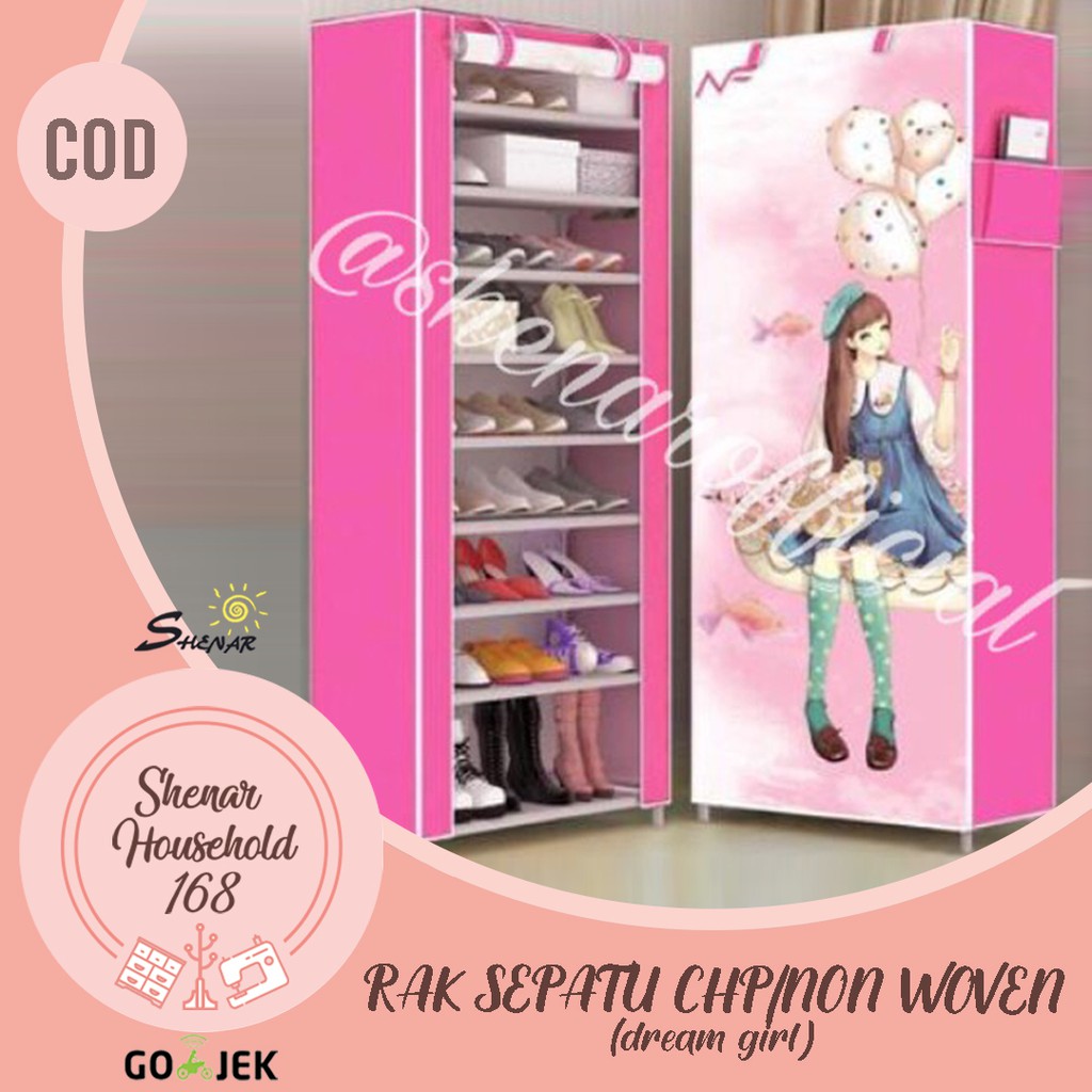 RAK SEPATU/KARAKTER/ANAK/RAK SUSUN/RAK /TEMPAT SEPATU/RAK MULTIFUNGSI(RS 10 CHP ),SHENARHOUSEHOLD