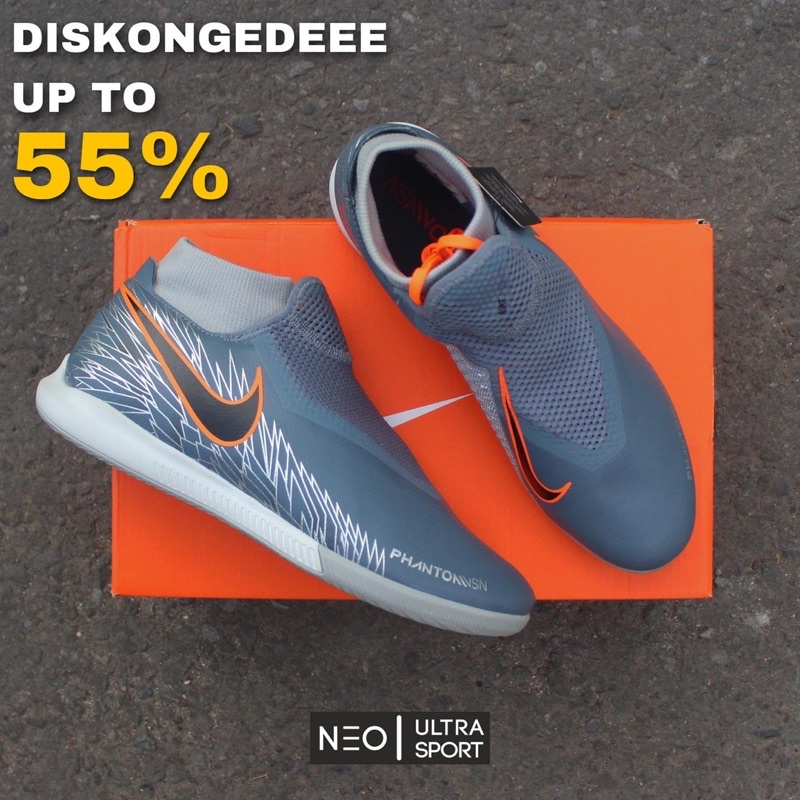 Nike Phantom VSN Academy DF Ic sepatu futsal
