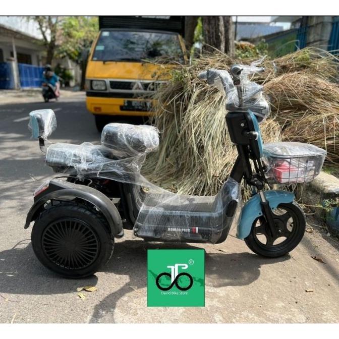 WZ082 SEPEDA LISTRIK RODA 3 UWINFLY ROMEO PLUS NEW GENERASI TERBARU DSF654654